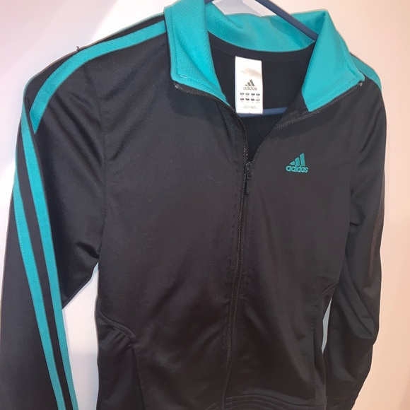 teal adidas jumper
